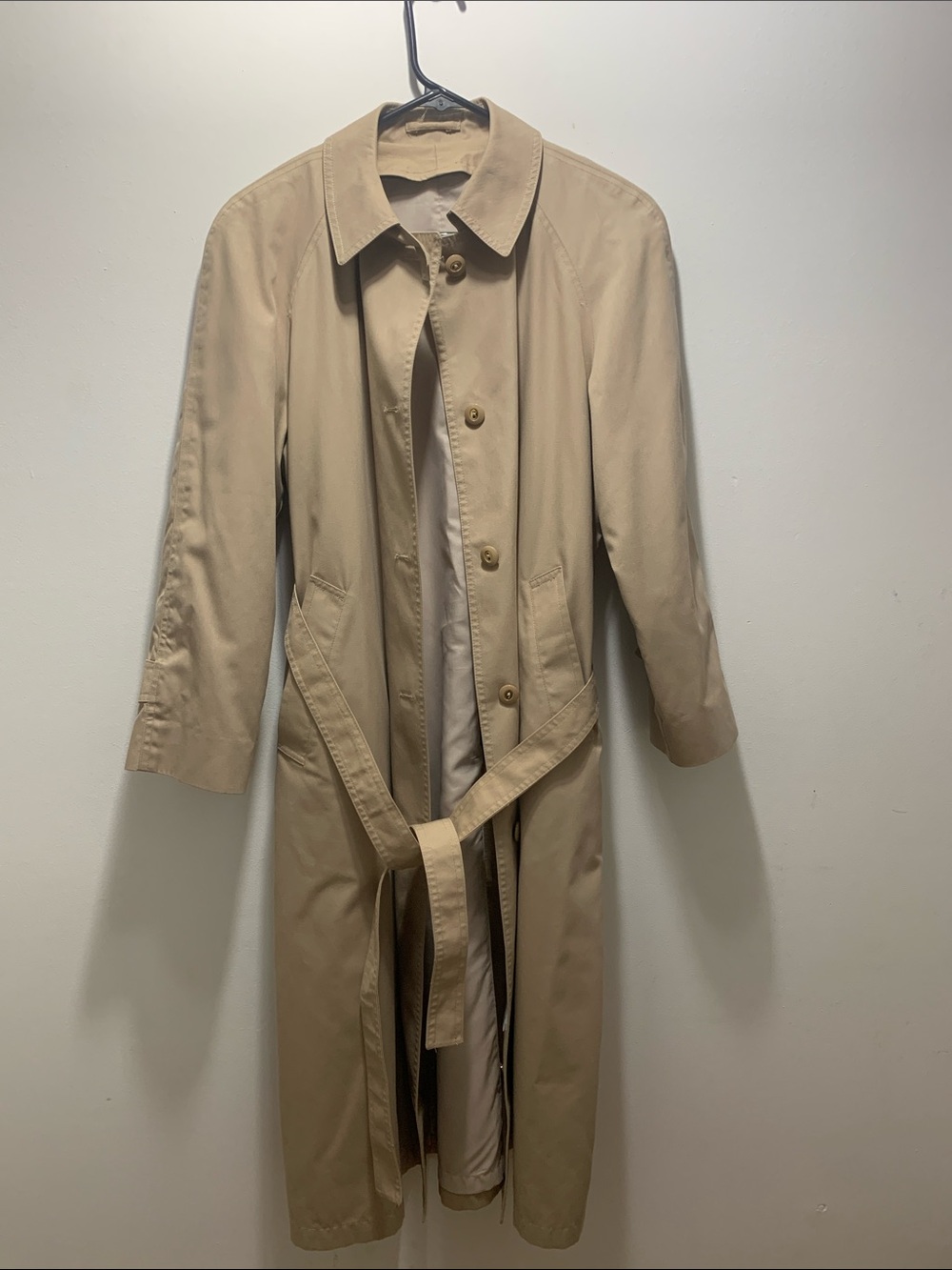 London Fog Tan Trench Coat with Belt
